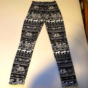 Elephant print leggings